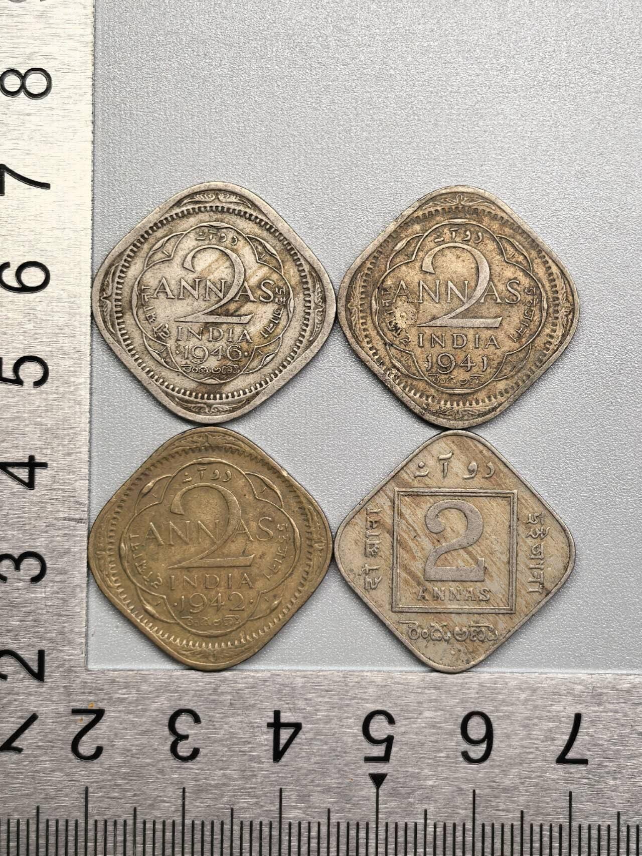 小驴勋章奖章收藏9月26日星期五晚8点拍卖（收有偿代拍，送拍规则在简介最后，参拍须阅读规则后再参拍，关系到运费包装发货时效真假辨别等关键信息，店主微信码在最后一拍品） 英属印度2安那硬笔一组4枚