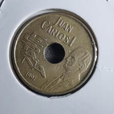 沼泽如烟--第851场 - 西班牙25比塞塔纪念币