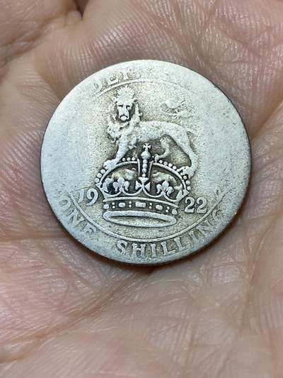 2025年第九十七场(总第一百二十三场）外国好品散币(免佣金) - 英国🇬🇧1922年1先令银币(乔治五世第二版，500银)
