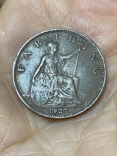 2025年第九十七场(总第一百二十三场）外国好品散币(免佣金) - 英国🇬🇧1927年1法新(乔治五世第三版)