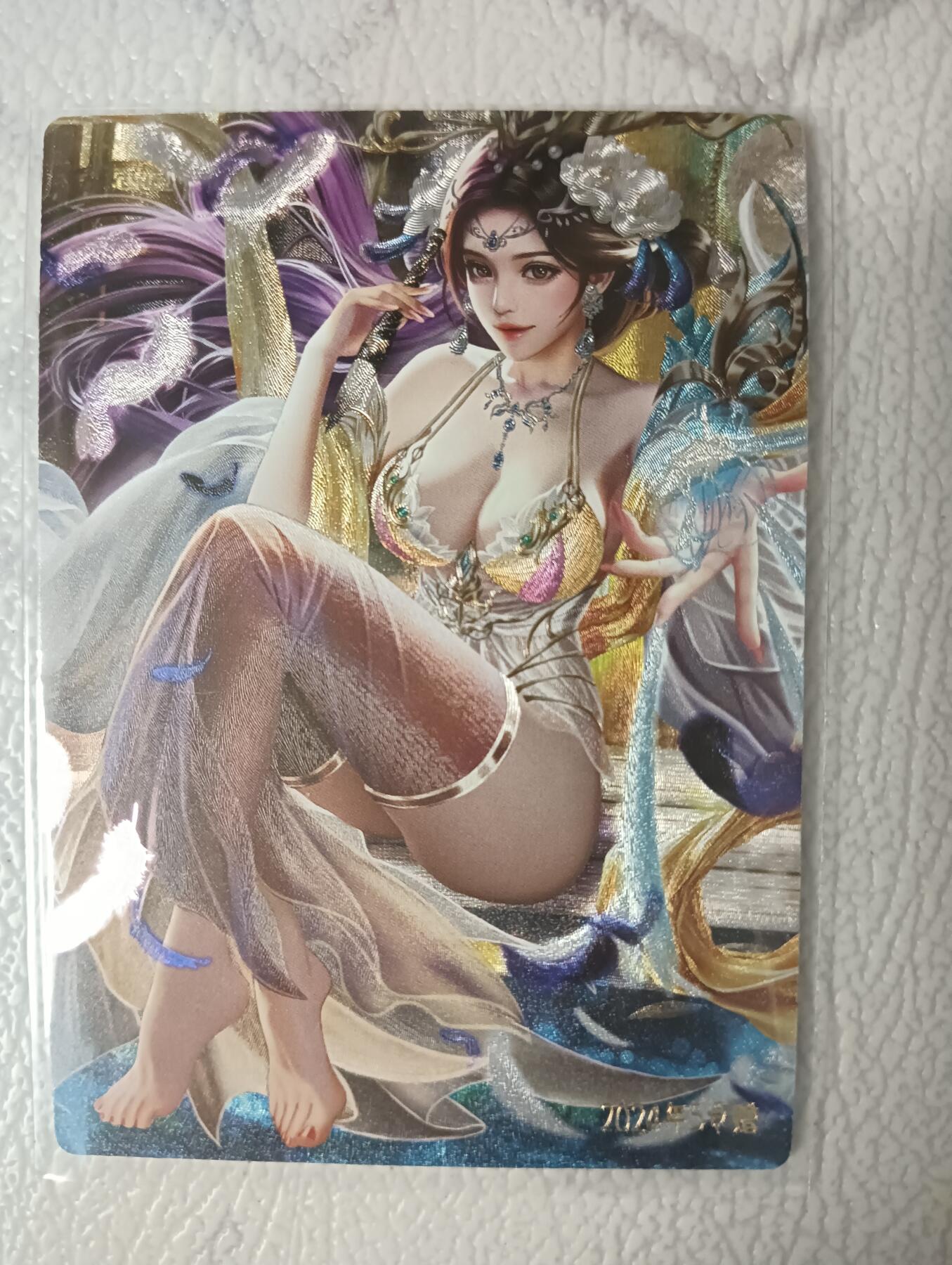 花开卡拍第40期（9月28号周日截拍，品控勿拍!!!拍品不寄存，运费5元，自制卡难免瑕疵，可能存在轻微撞角爆边等出厂瑕疵，品控介意勿拍！） 卡玩帕克  2024年5月满赠 粗闪陈宫