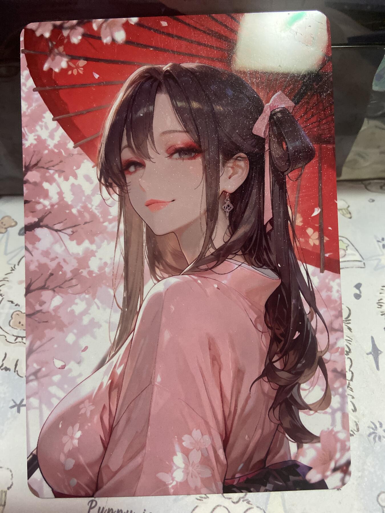 阳大大卡牌拍卖第73期（持续收拍品，周五晚上九点截拍，进群福利早知道） 天宫赐福 苏晚晴 红衣撑伞照  限定典藏 镜面大磁卡