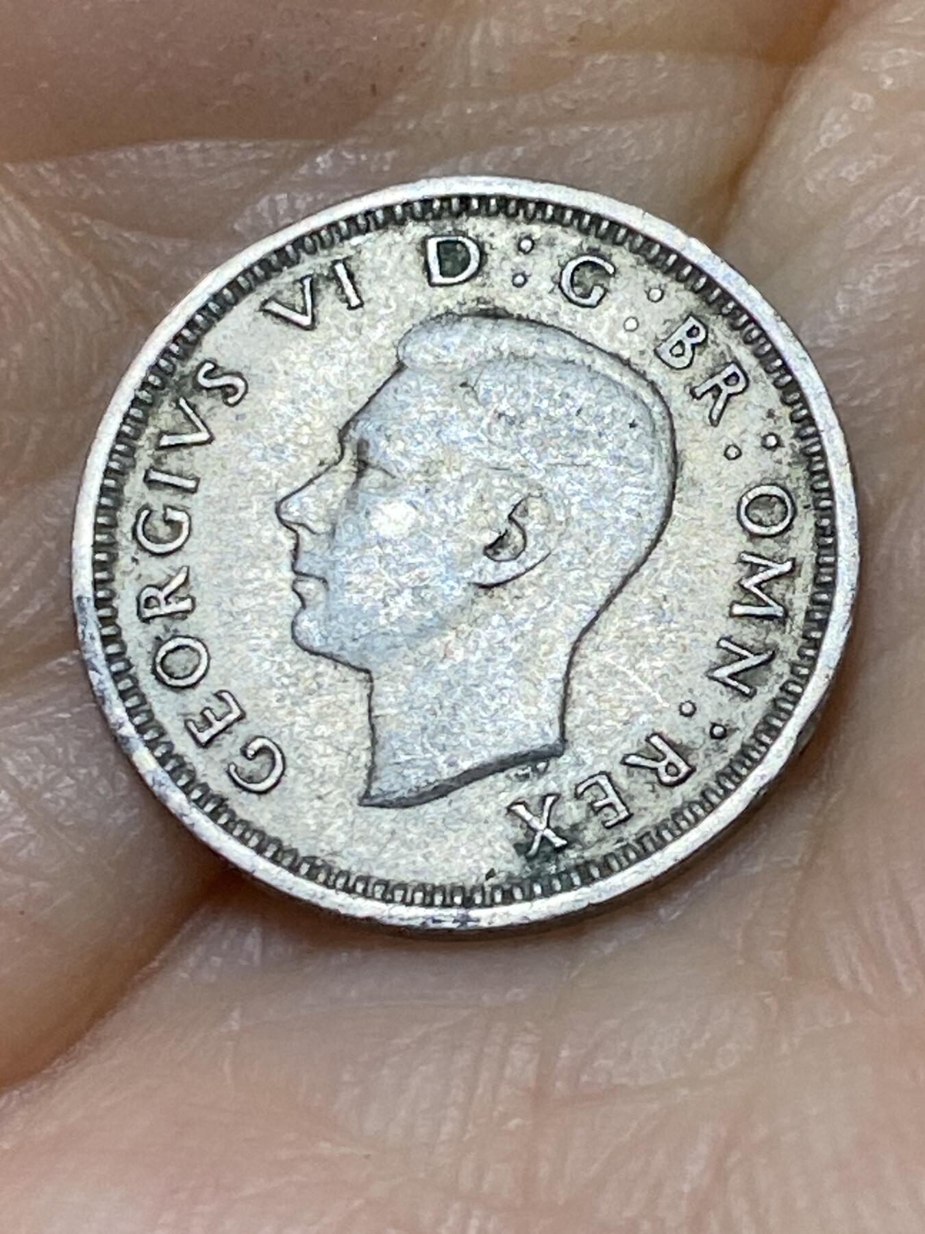 2025年第九十七场(总第一百二十三场）外国好品散币(免佣金) 英国🇬🇧1937年3便士银币(乔治六世加冕年，第一版首发年，500银)