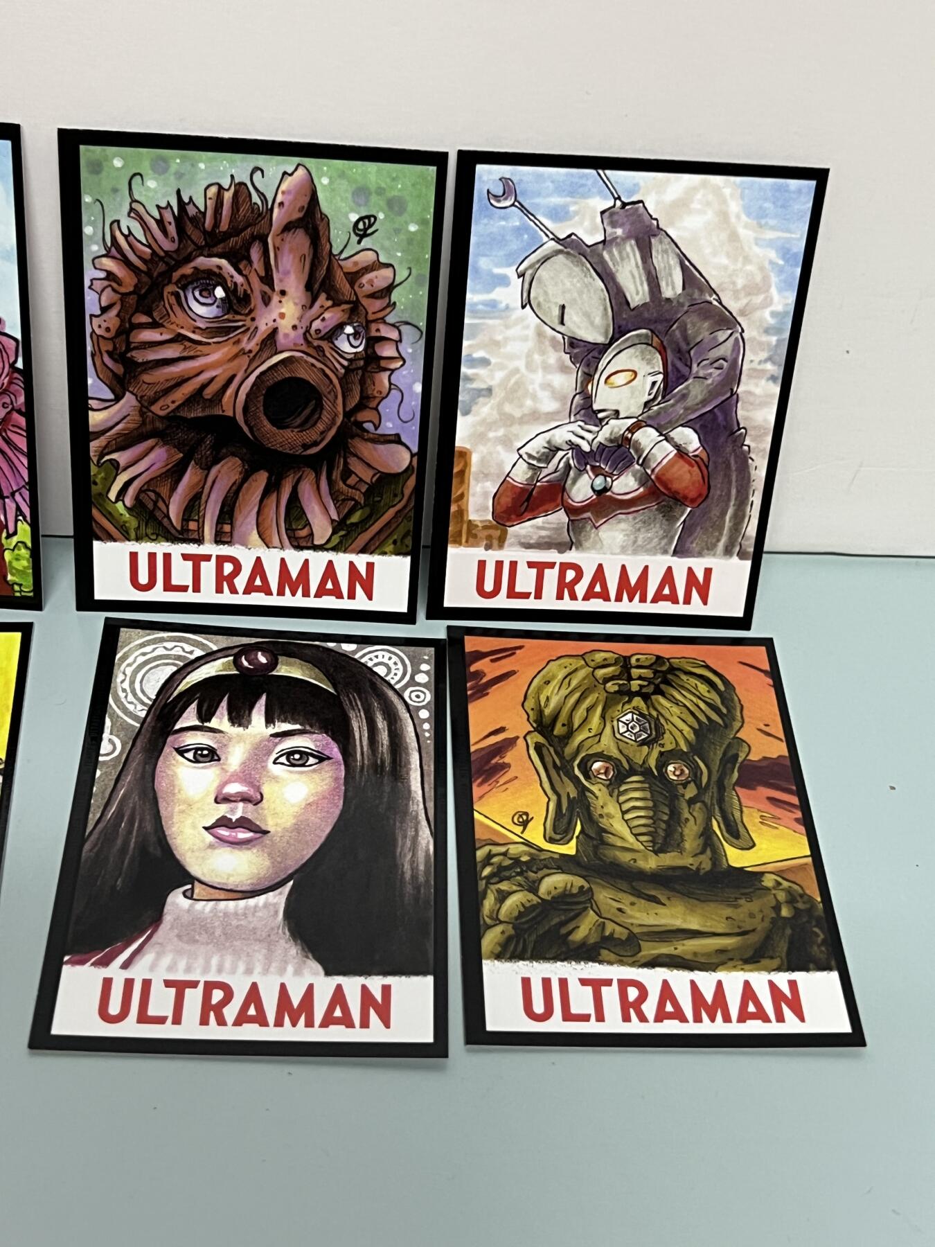 零元拍：RRParks Ultraman 归来的奥特曼 杰克奥特曼  圆谷公司 杰克奥特曼  手绘复刻卡 超人气怪兽很多 非常稀有 大比例 10张一起拍！编号见卡背 