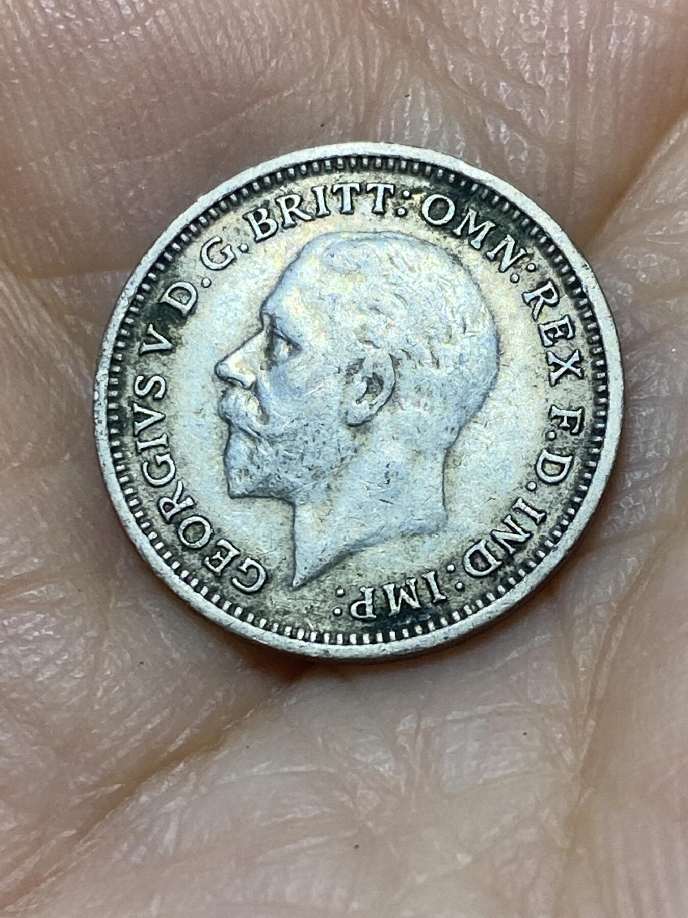 2025年第九十七场(总第一百二十三场）外国好品散币(免佣金) 英国🇬🇧1936年3便士银币(乔治五世逝世年，第三版关门年，500银)