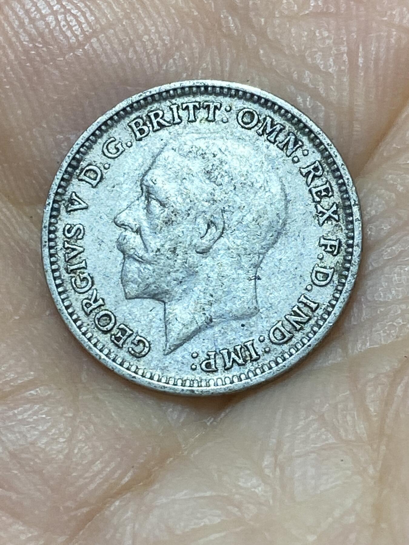 2025年第九十七场(总第一百二十三场）外国好品散币(免佣金) 英国🇬🇧1933年3便士银币(乔治五世第三版，500银)