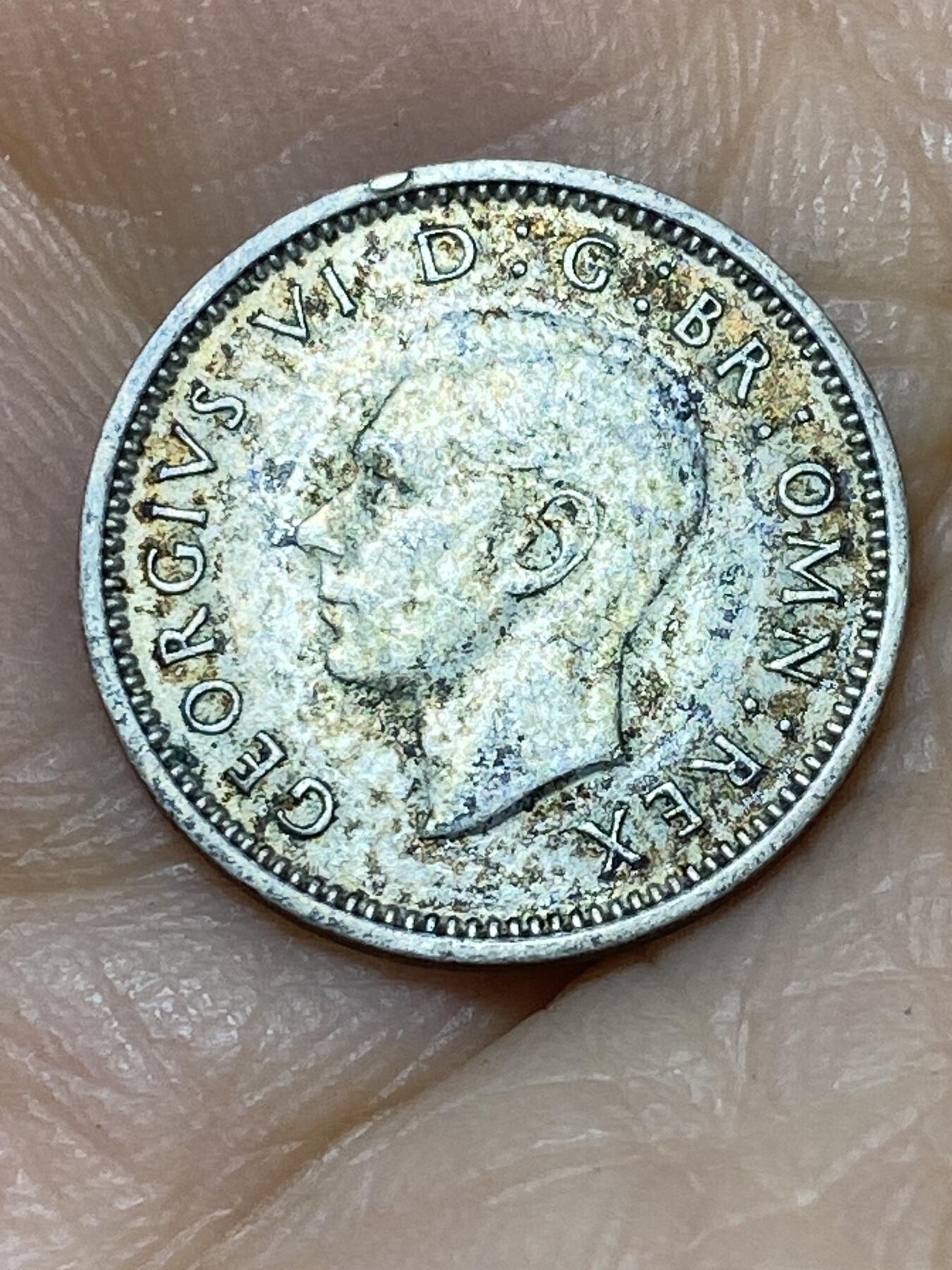 2025年第九十七场(总第一百二十三场）外国好品散币(免佣金) 英国🇬🇧1940年3便士银币(乔治五世第一版，500银)