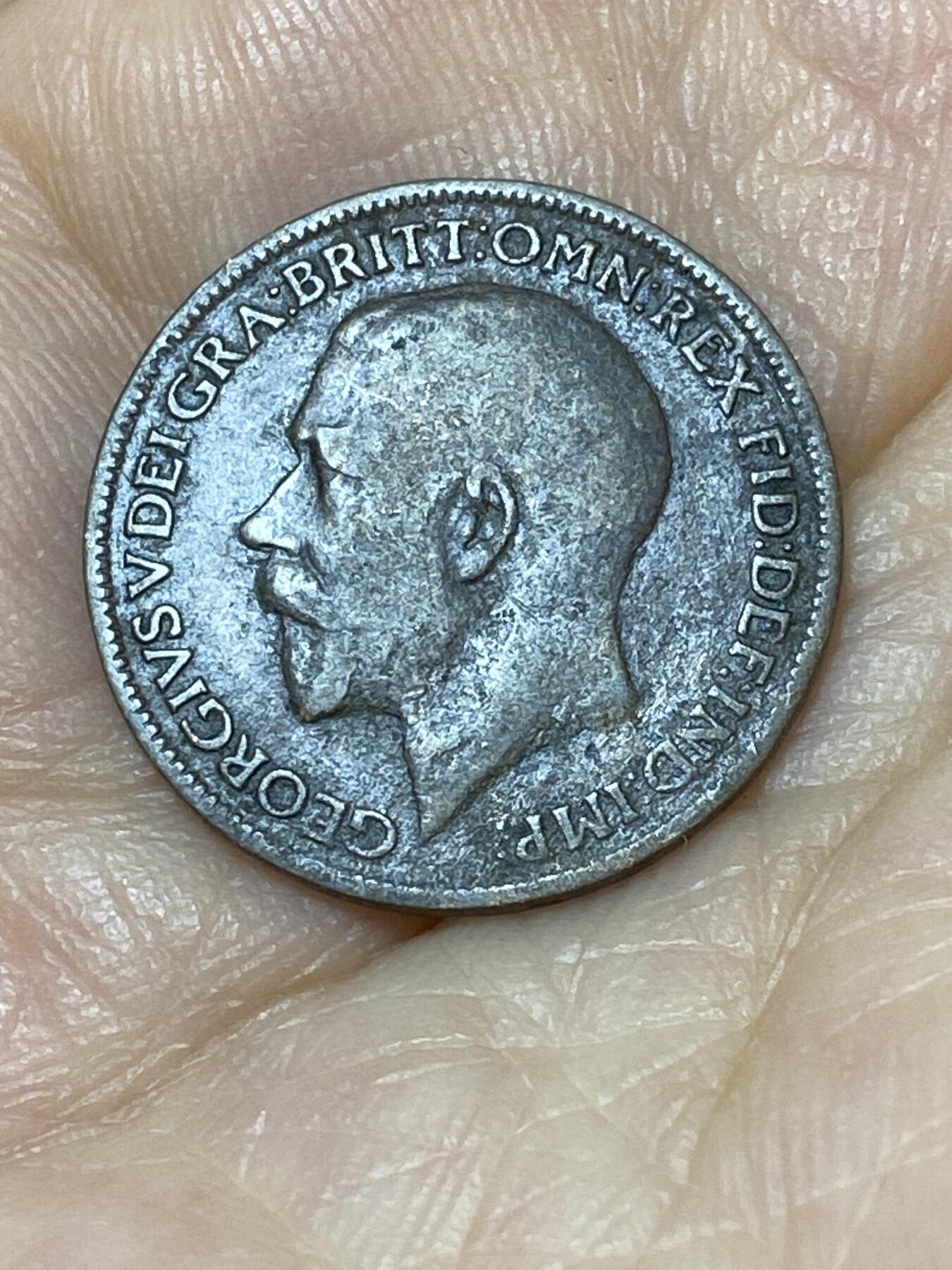 2025年第九十七场(总第一百二十三场）外国好品散币(免佣金) 英国🇬🇧1915年1法新(乔治五世第一版)