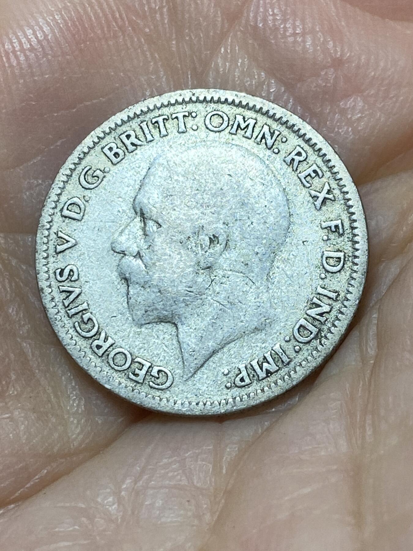 2025年第九十七场(总第一百二十三场）外国好品散币(免佣金) 英国🇬🇧1931年6便士银币(乔治五世第五版，500银)