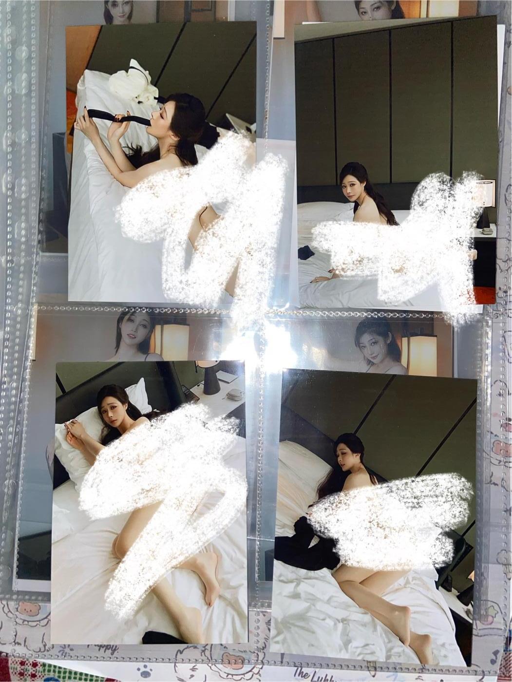 阳大大卡牌拍卖第73期（持续收拍品，周五晚上九点截拍，进群福利早知道） 小逗逗白色毛衣写真 全套21张 A4大纸卡 带卡页