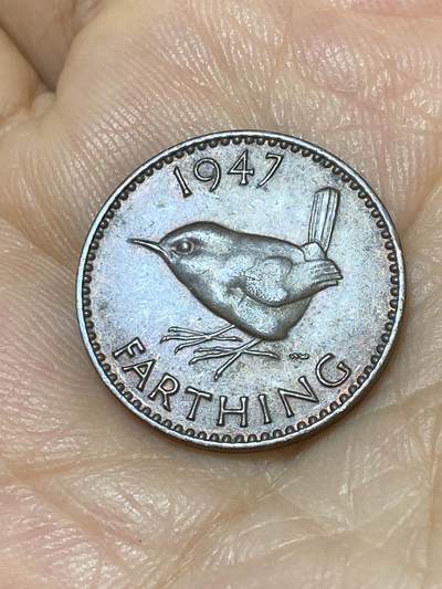 2025年第九十七场(总第一百二十三场）外国好品散币(免佣金) - 英国🇬🇧1947年1法新(乔治六世第一版)