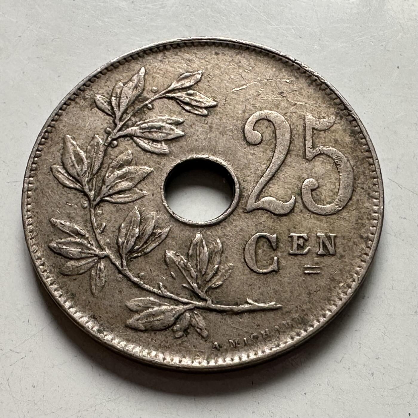 🌹外币初藏🌹🐯2025年第107场  每周二四六晚8️⃣点 接代拍 比利时1922年25分