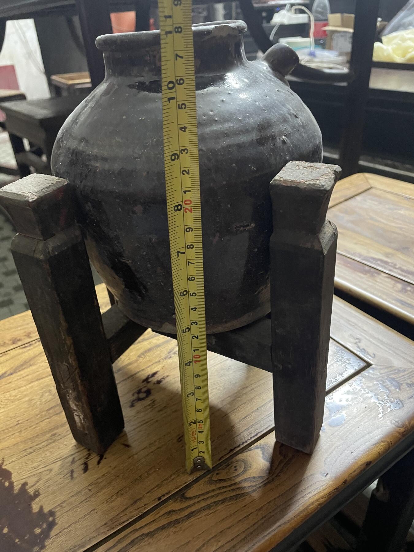 黑油茶壶