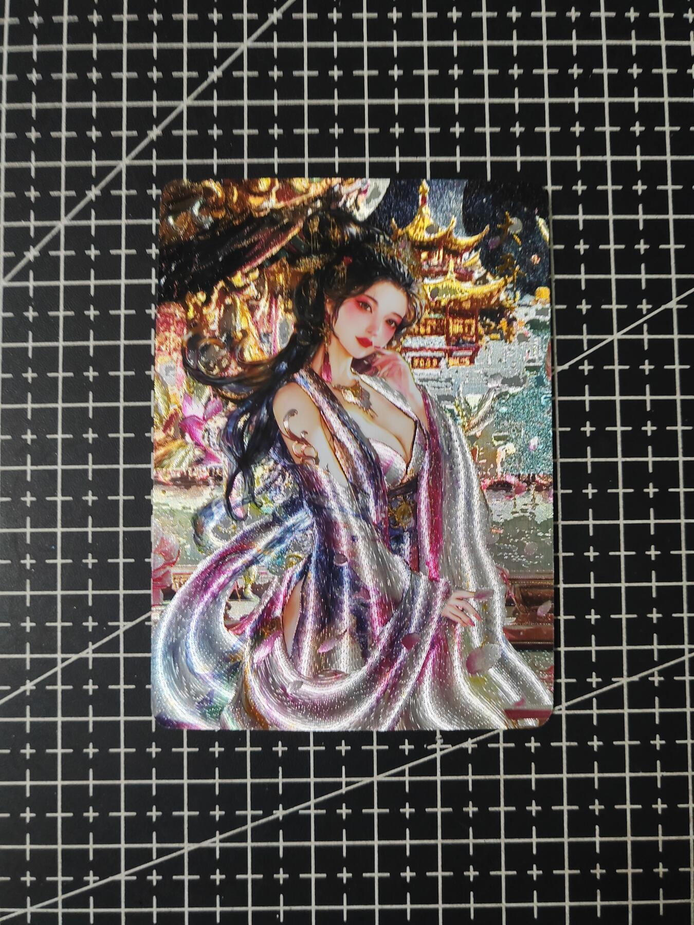 铃鹿第八期（提示一：自制卡难免瑕疵，可能存在撞角爆边等出厂瑕疵，介意慎拍；提示二：参拍请慎重，跑单押金不退的）） 大乔粗闪单卡