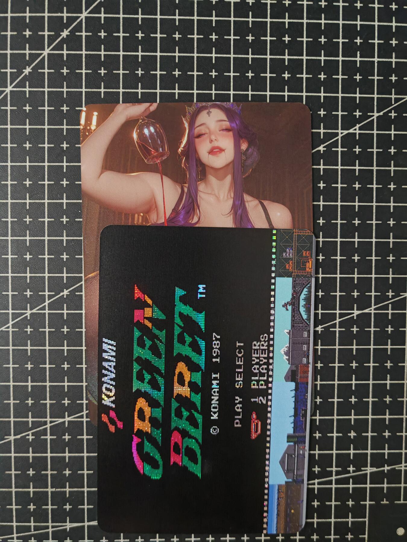 铃鹿第八期（提示一：自制卡难免瑕疵，可能存在撞角爆边等出厂瑕疵，介意慎拍；提示二：参拍请慎重，跑单押金不退的）） 大胸公主艺术彩闪单卡