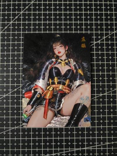 铃鹿第八期（提示一：自制卡难免瑕疵，可能存在撞角爆边等出厂瑕疵，介意慎拍；提示二：参拍请慎重，跑单押金不退的）） - 庄姬粗闪单卡