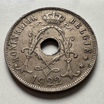 🌹外币初藏🌹🐯2025年第107场  每周二四六晚8️⃣点 接代拍 - 比利时1922年25分
