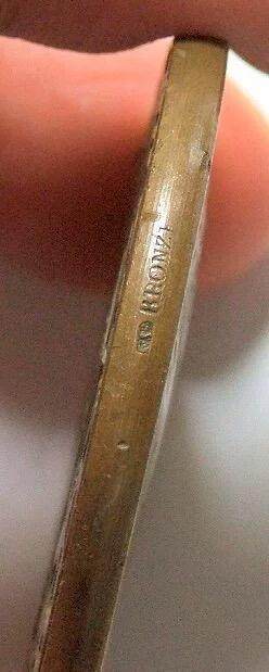 【旋风钱币】10月4日19:00准时开拍 精美欧洲币章 第三帝国货币等 全场包邮！ 法国1899年 小飞侠女神头像高浮雕大铜章 单面镀金 50MM