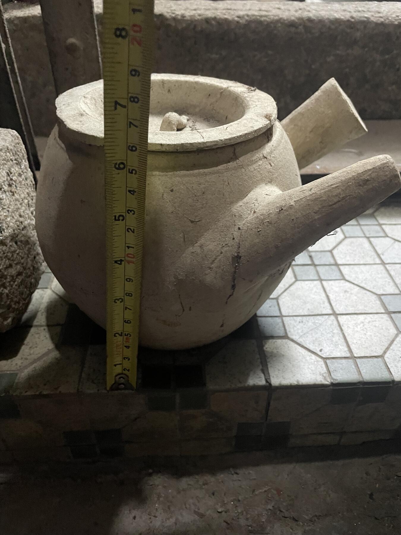 几十年的瓦器茶㷛，户外泡茶