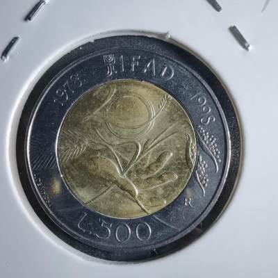 沼泽如烟--第853场 - 意大利1998年500里拉纪念币