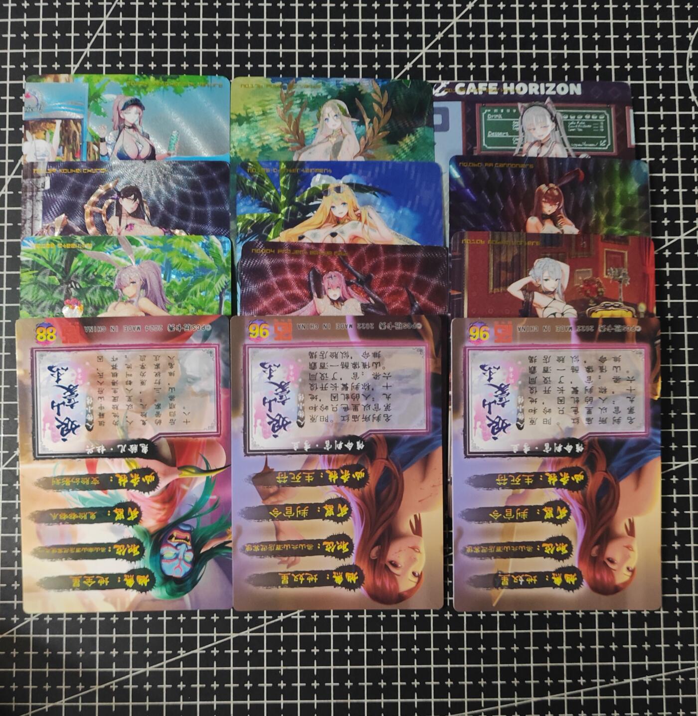 铃鹿第八期（提示一：自制卡难免瑕疵，可能存在撞角爆边等出厂瑕疵，介意慎拍；提示二：参拍请慎重，跑单押金不退的）） 终末起源韩游美女一