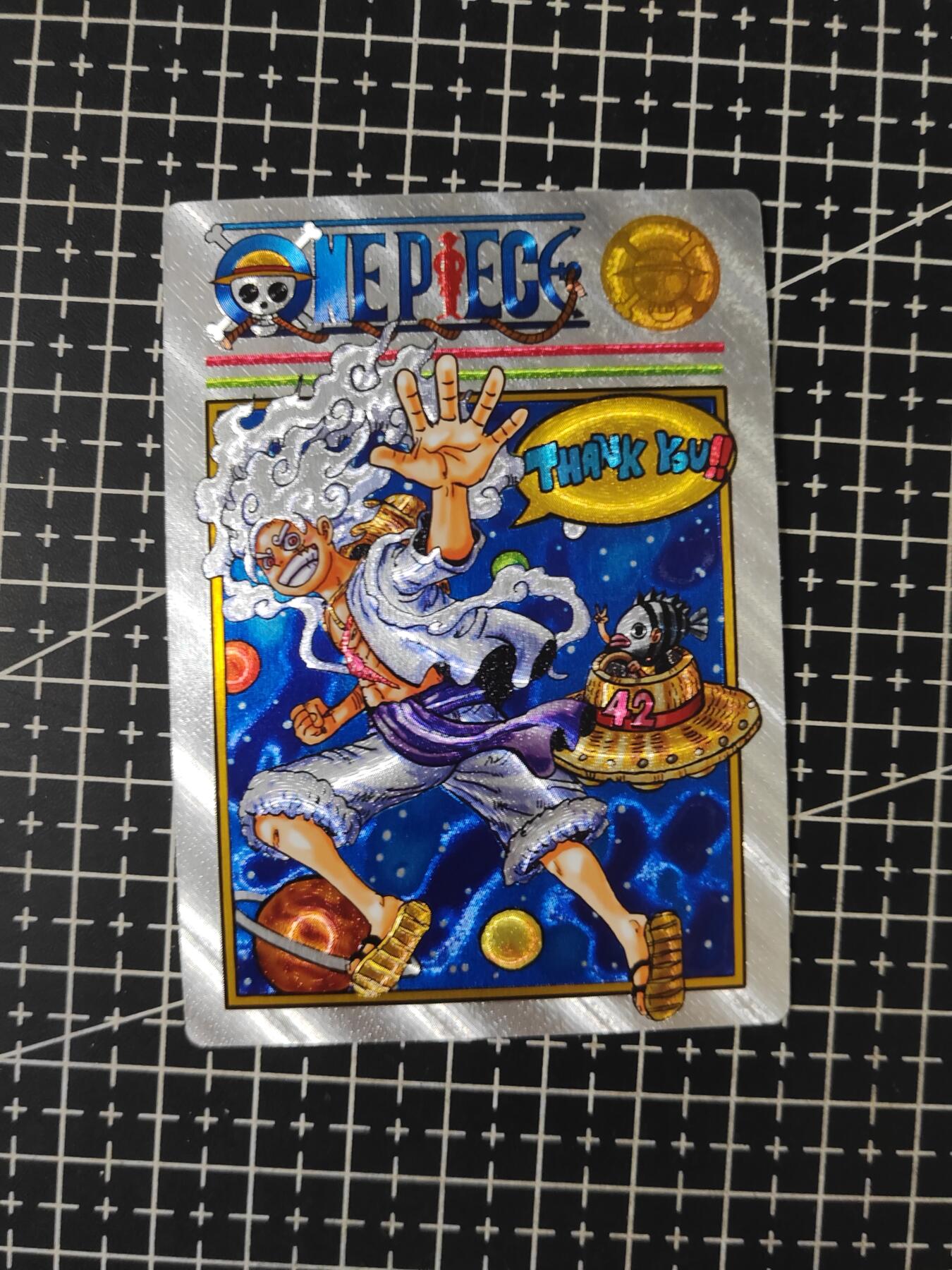铃鹿第八期（提示一：自制卡难免瑕疵，可能存在撞角爆边等出厂瑕疵，介意慎拍；提示二：参拍请慎重，跑单押金不退的）） 粗闪路飞单卡