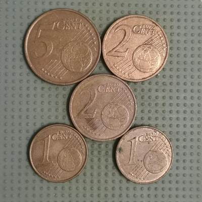 2025年第91场各国散币拍卖（总第91场） - 法国欧分5枚