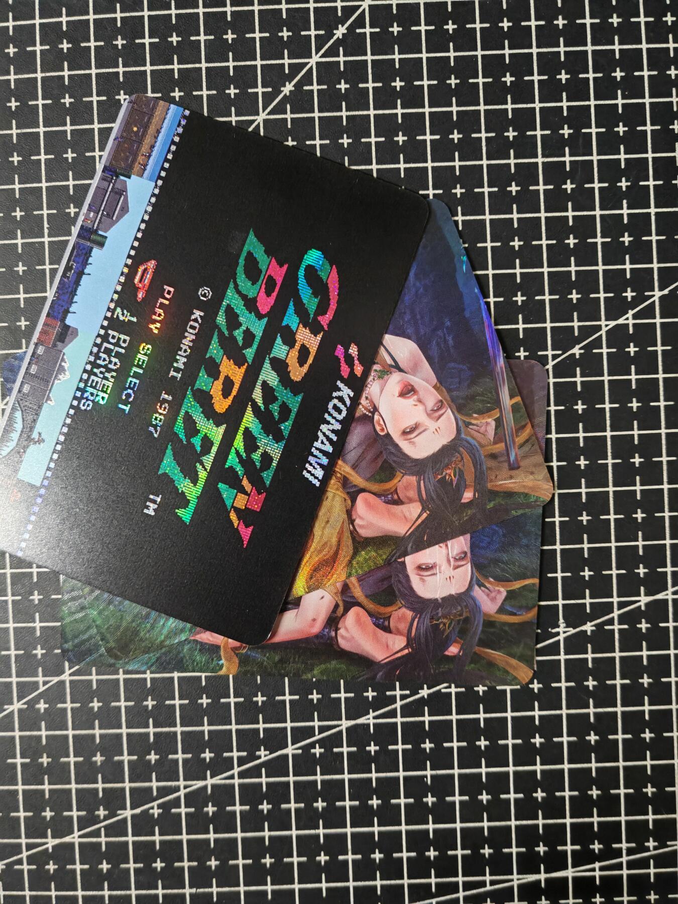 铃鹿第八期（提示一：自制卡难免瑕疵，可能存在撞角爆边等出厂瑕疵，介意慎拍；提示二：参拍请慎重，跑单押金不退的）） 柳钢蛋彩闪艺术对卡