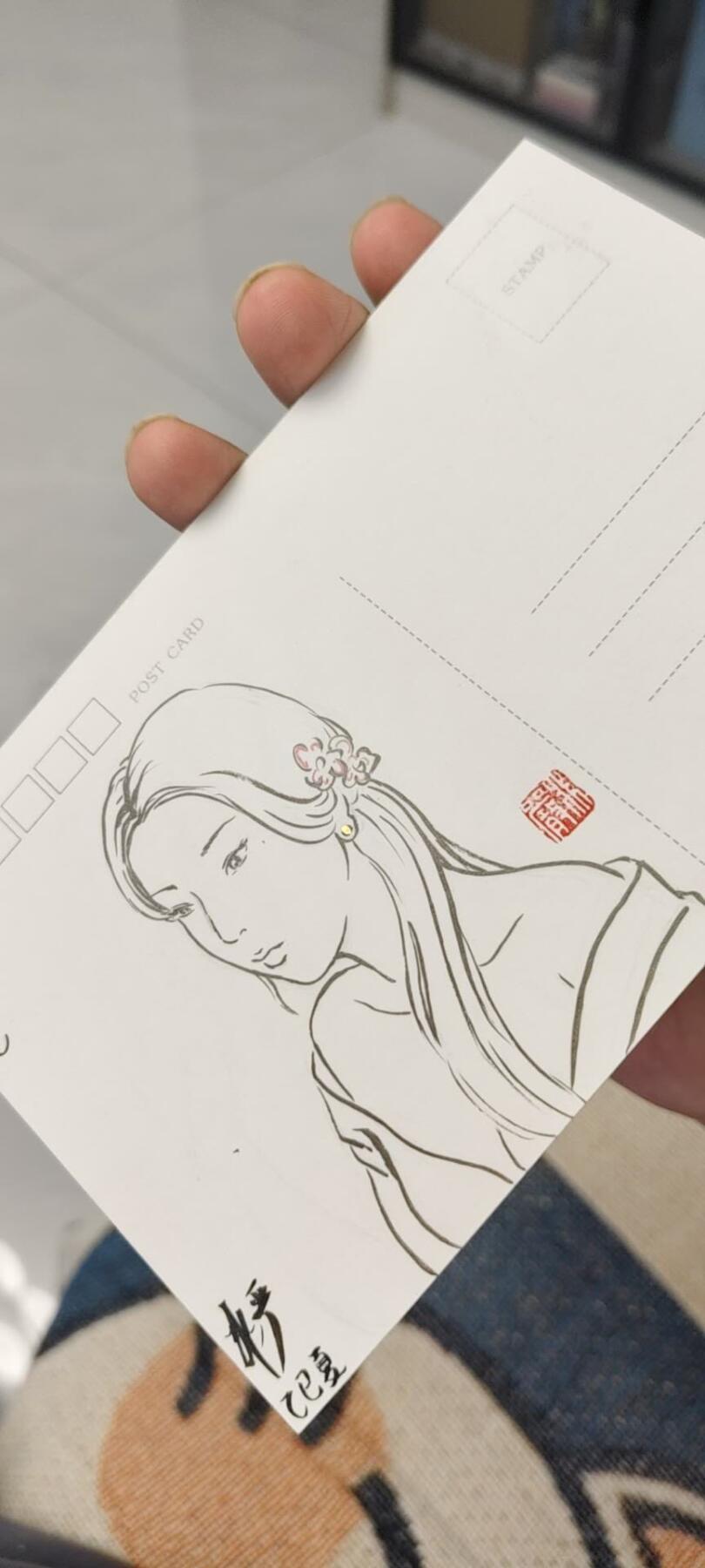 秋原瞳的小店第二十四期（持续收拍，祝大家国庆中秋快乐，好好睡它个自然醒） 2025中福卡展非严妲己简绘明信片！卡背是二郎神