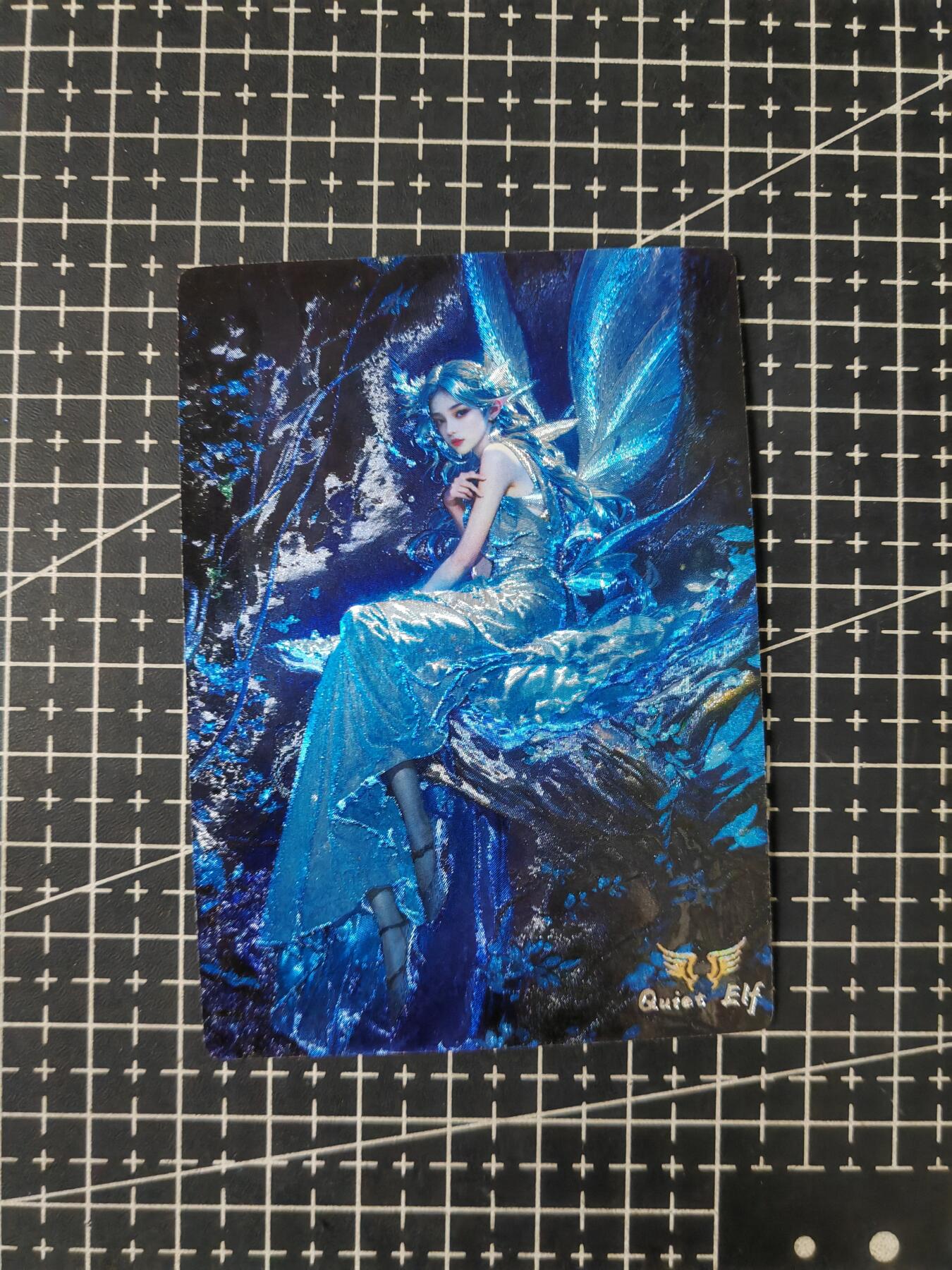 铃鹿第八期（提示一：自制卡难免瑕疵，可能存在撞角爆边等出厂瑕疵，介意慎拍；提示二：参拍请慎重，跑单押金不退的）） 奇点精灵粗闪单卡