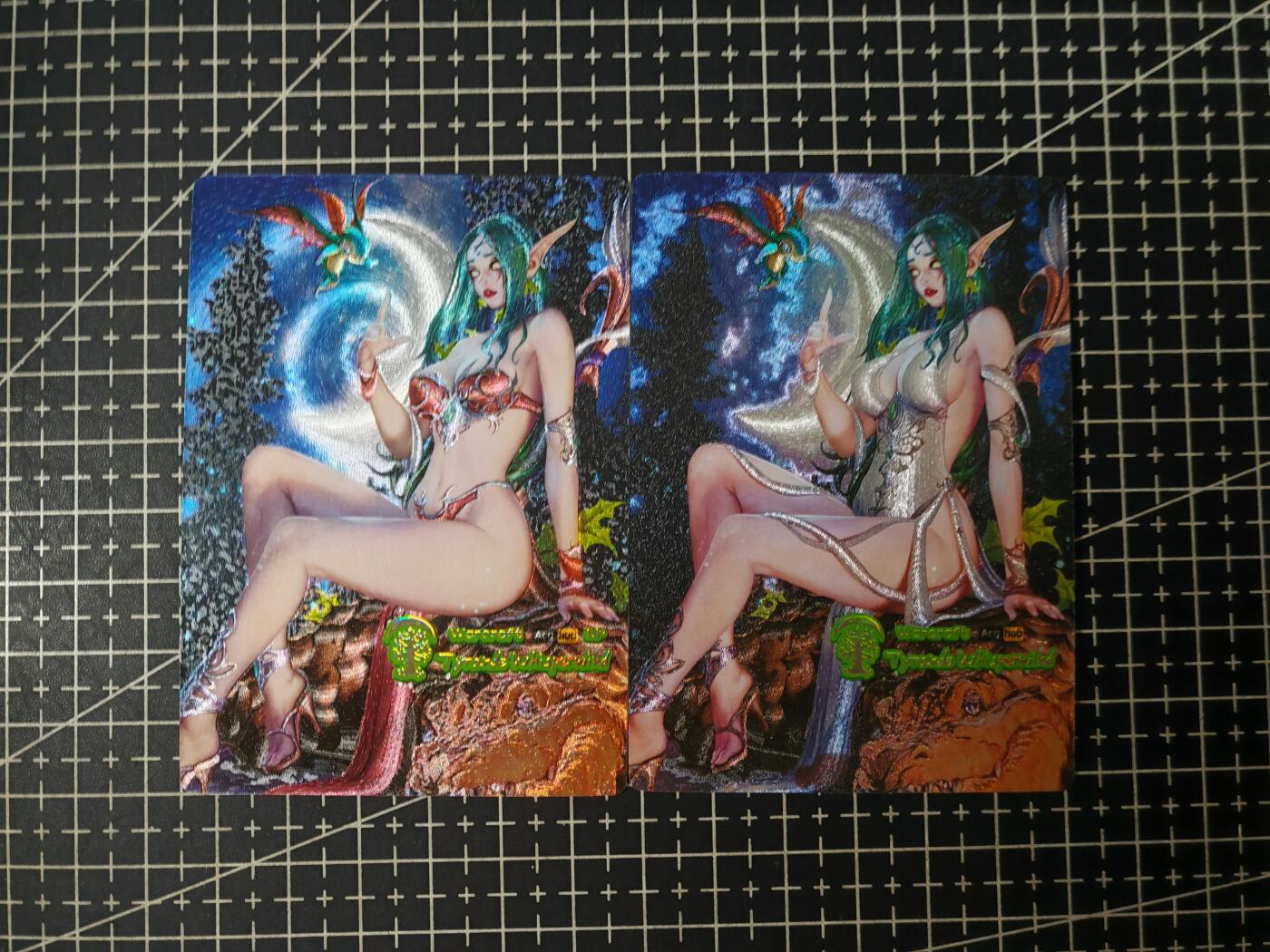 铃鹿第八期（提示一：自制卡难免瑕疵，可能存在撞角爆边等出厂瑕疵，介意慎拍；提示二：参拍请慎重，跑单押金不退的）） 泰兰德粗闪对卡