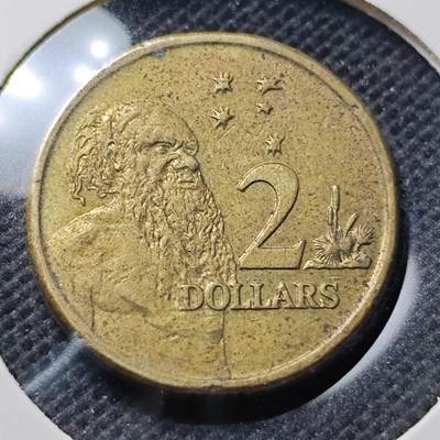 KK钱币收藏小铺 第349场 2月预留时间 周末发货 - 2005，澳大利亚土著人2元
