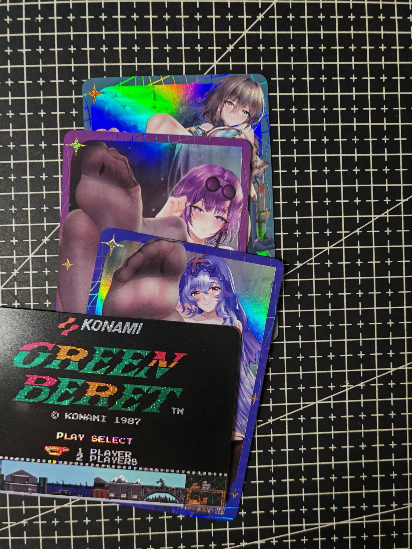 铃鹿第八期（提示一：自制卡难免瑕疵，可能存在撞角爆边等出厂瑕疵，介意慎拍；提示二：参拍请慎重，跑单押金不退的）） 崩铁彩闪艺术小套卡