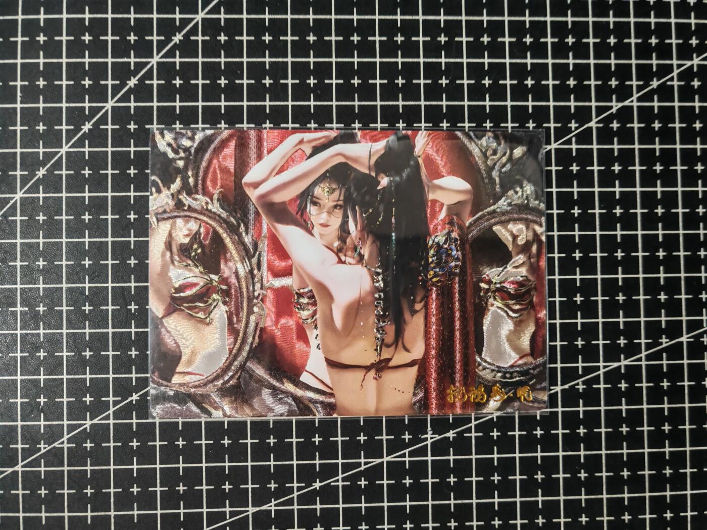 铃鹿第八期（提示一：自制卡难免瑕疵，可能存在撞角爆边等出厂瑕疵，介意慎拍；提示二：参拍请慎重，跑单押金不退的）） 眠粗闪单卡