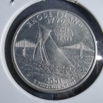 沼泽如烟--第853场 - 美国2001年25分纪念币