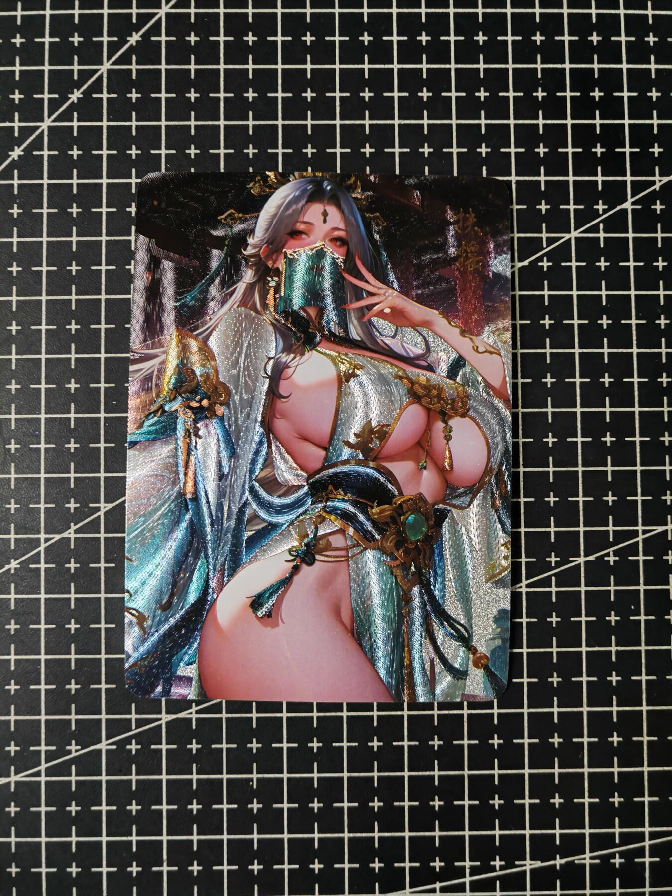 铃鹿第八期（提示一：自制卡难免瑕疵，可能存在撞角爆边等出厂瑕疵，介意慎拍；提示二：参拍请慎重，跑单押金不退的）） 御姐粗闪单卡6
