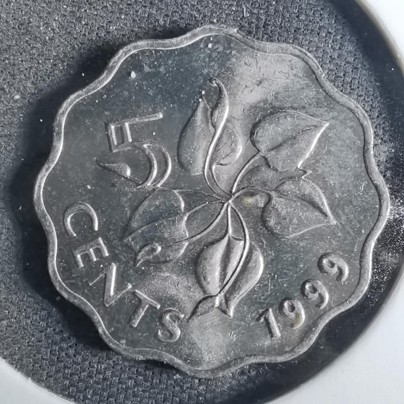 沼泽如烟--第852场 斯威士兰1999年五分