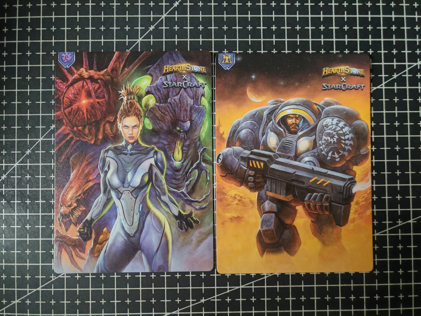 铃鹿第八期（提示一：自制卡难免瑕疵，可能存在撞角爆边等出厂瑕疵，介意慎拍；提示二：参拍请慎重，跑单押金不退的）） 炉石传说粗闪对卡2
