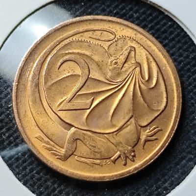 KK钱币收藏小铺 第349场 2月预留时间 周末发货 - 1984澳大利亚2分铜币 好品 