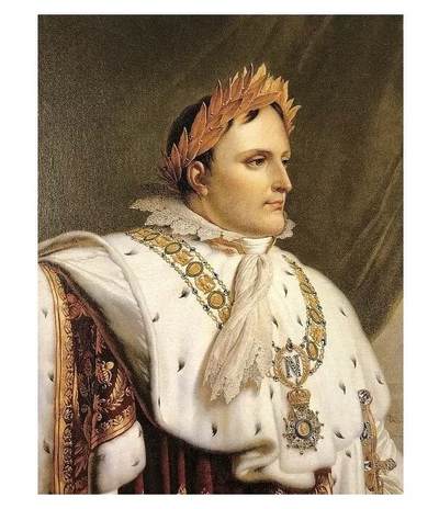 【旋风钱币】10月4日19:00准时开拍 精美欧洲币章 第三帝国货币等 全场包邮！ 【艺术】法国艺术大章1805年 拿破仑金叶冠 征服维也纳高浮雕精制大铜章 40MM