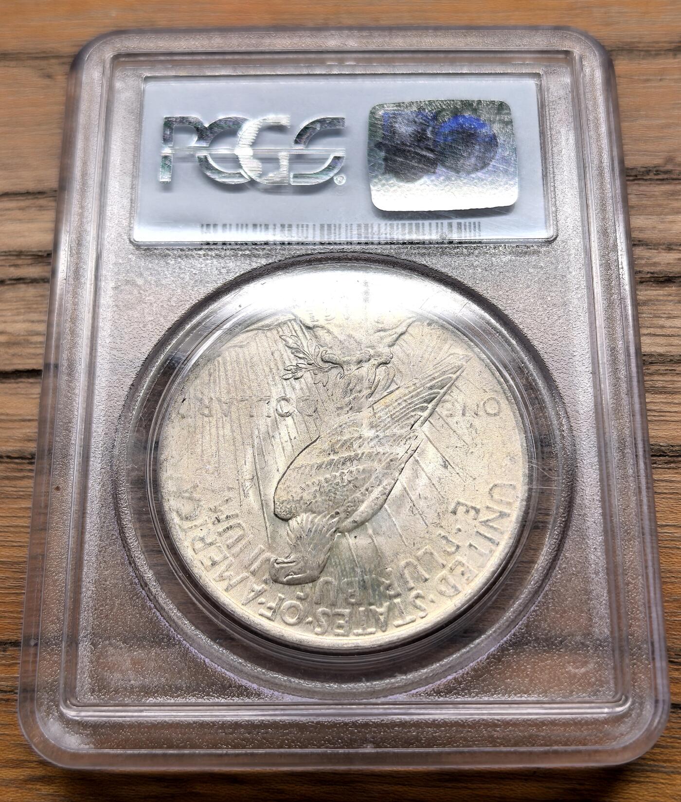 凡希社世界钱币微拍月度大拍（2025/09） 1922美国和平壹元PCGS-MS64，淡彩粉光。