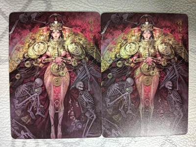 花开卡拍第40期（9月28号周日截拍，品控勿拍!!!拍品不寄存，运费5元，自制卡难免瑕疵，可能存在轻微撞角爆边等出厂瑕疵，品控介意勿拍！） - 燎原刷子妖姬传 精绝公主双服饰 普卡