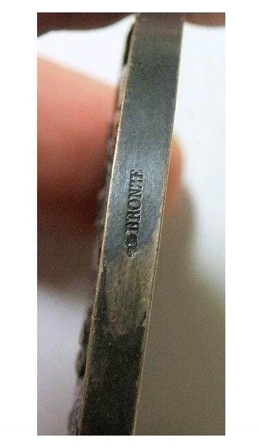 【旋风钱币】10月4日19:00准时开拍 精美欧洲币章 第三帝国货币等 全场包邮！ 【艺术】法国艺术大章1888年 凯旋门浮雕拿破仑出征高浮雕精制超大镀银章 68MM 137克