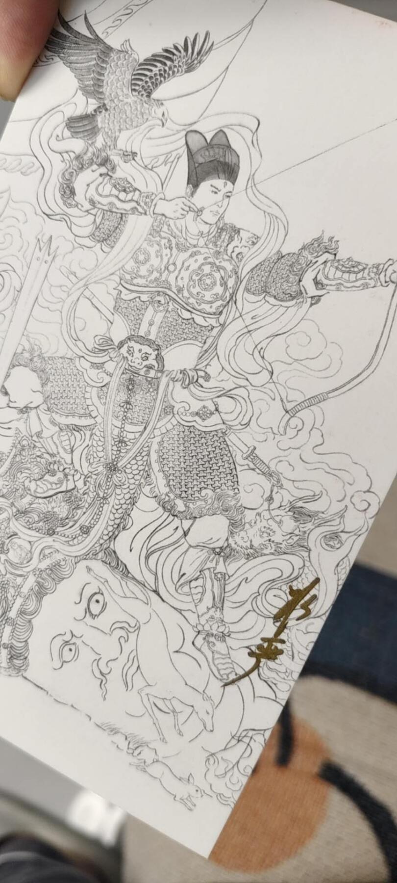 秋原瞳的小店第二十四期（持续收拍，祝大家国庆中秋快乐，好好睡它个自然醒） 2025中福卡展非严妲己简绘明信片！卡背是二郎神