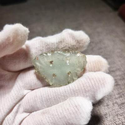 回流第四期铜杂钱币玉器 - 未清理玉佩