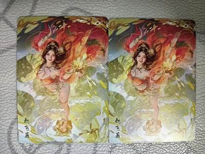 花开卡拍第40期（9月28号周日截拍，品控勿拍!!!拍品不寄存，运费5元，自制卡难免瑕疵，可能存在轻微撞角爆边等出厂瑕疵，品控介意勿拍！） - 燎原刷子人间传 赵飞燕双服饰 普卡