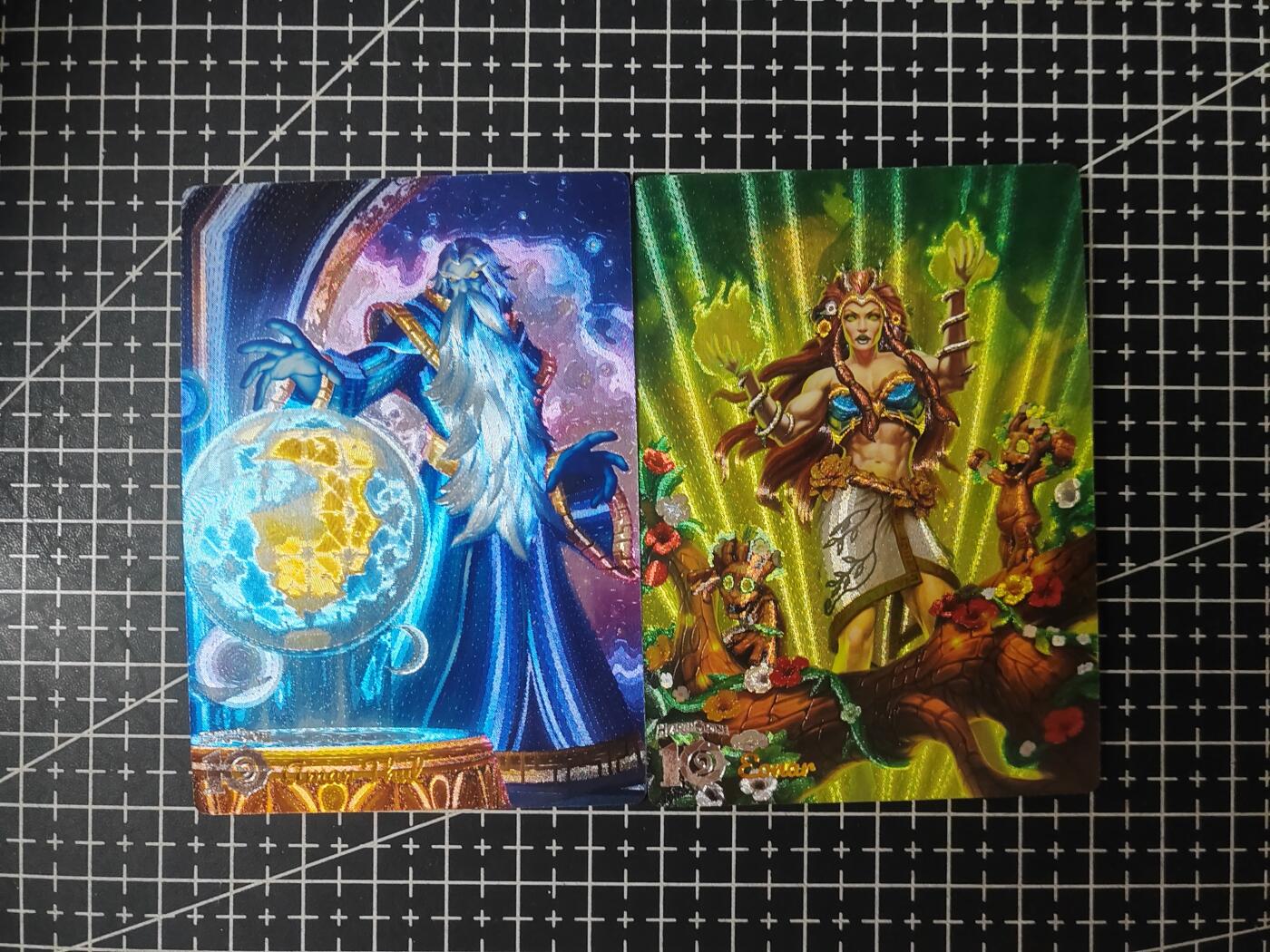 铃鹿第八期（提示一：自制卡难免瑕疵，可能存在撞角爆边等出厂瑕疵，介意慎拍；提示二：参拍请慎重，跑单押金不退的）） 炉石传说粗闪对卡1