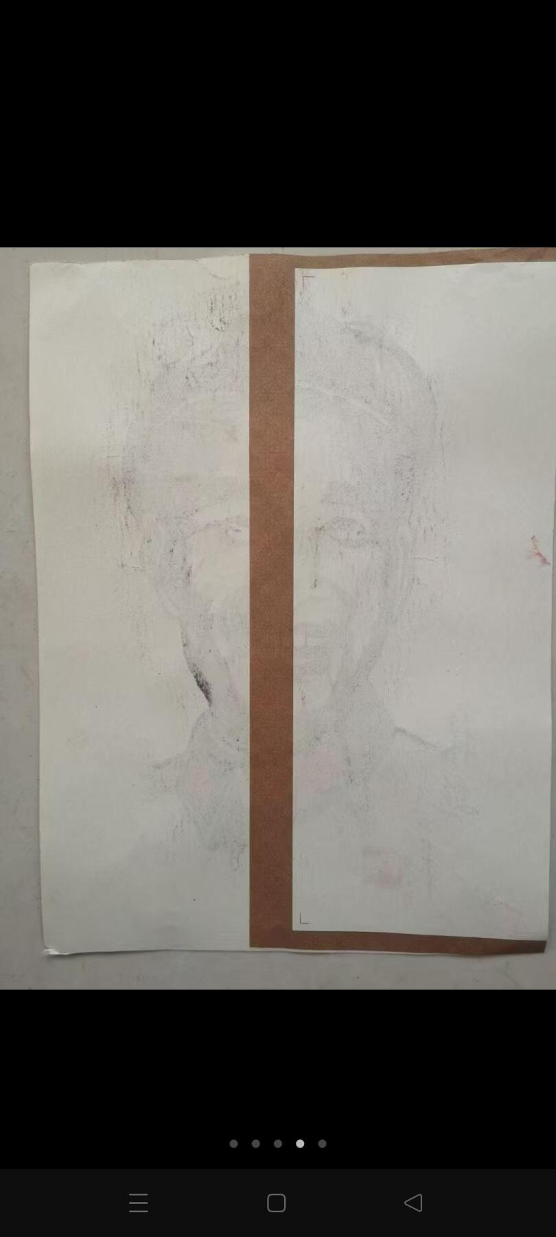 高峰亲笔画两张，，