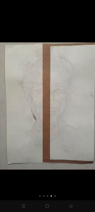 高峰亲笔画两张，， 高峰亲笔画两张，，