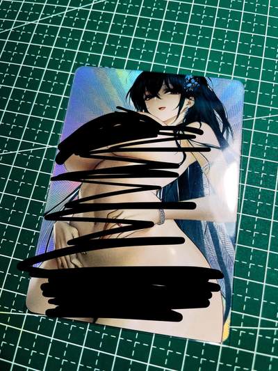 【关注参拍有赠卡】显眼宝33期  9.26日晚21:50结束 - 雷华滚动     大雷系列卡   碧蓝航线大凤艺术卡   共1张   折彩工艺  大卡尺寸  63*88